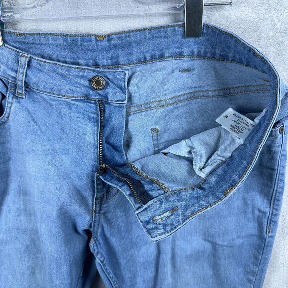 Nuon Skinny Jeans Denim Stretch Light Wash Five Design Pockets Womens Blue SZ 34 - Picture 5 of 12